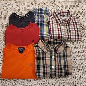Bundle Lot Of 6 Boys Shirts Size 2T Clothes A10